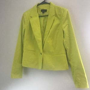 Neon green blazer